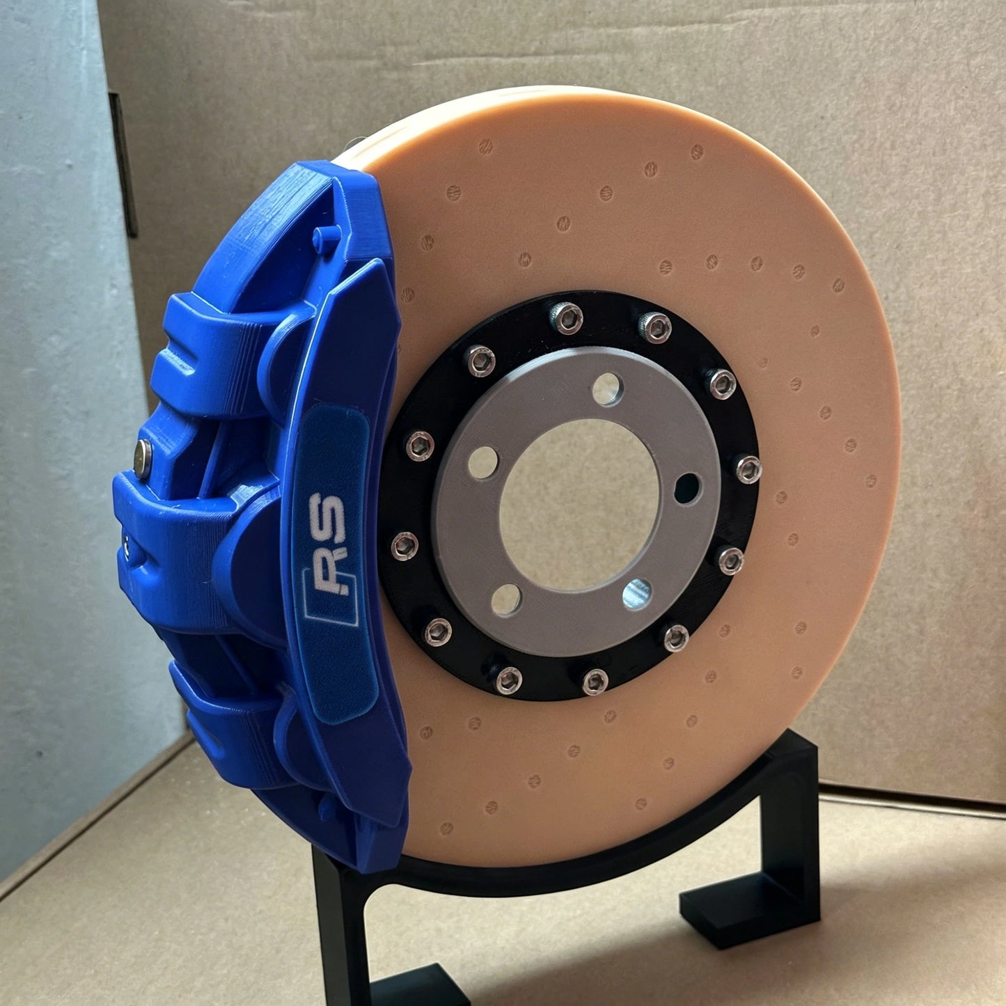 Original Night Light 3D Printing Luminous Brake Disc Caliper Model, LED Creative Desktop Charging Ambient Lamps