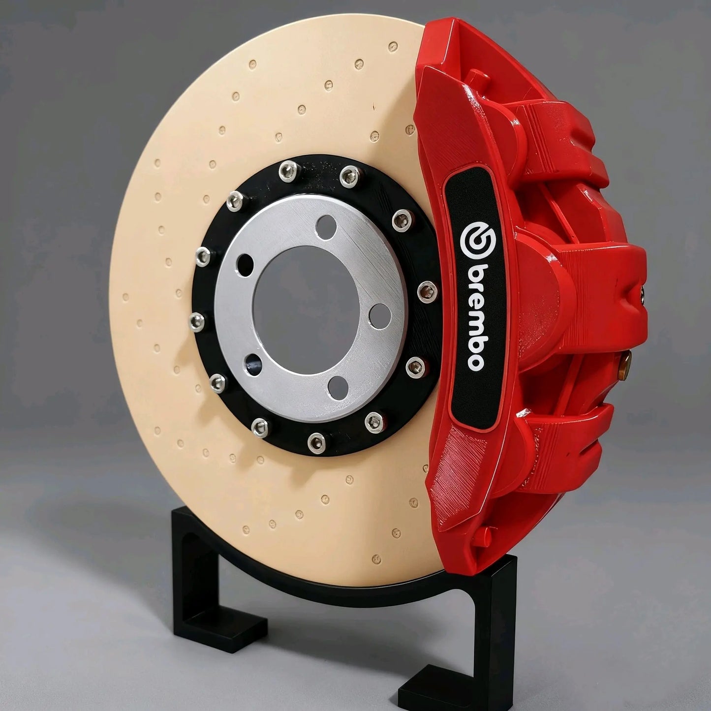 Original Night Light 3D Printing Luminous Brake Disc Caliper Model, LED Creative Desktop Charging Ambient Lamps