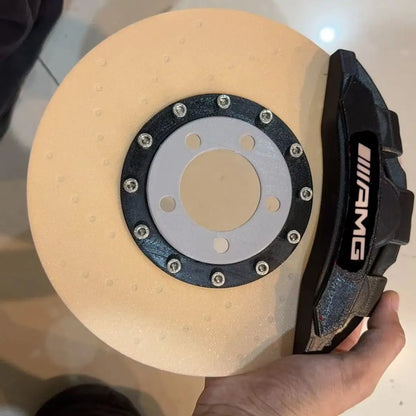 Original Night Light 3D Printing Luminous Brake Disc Caliper Model, LED Creative Desktop Charging Ambient Lamps