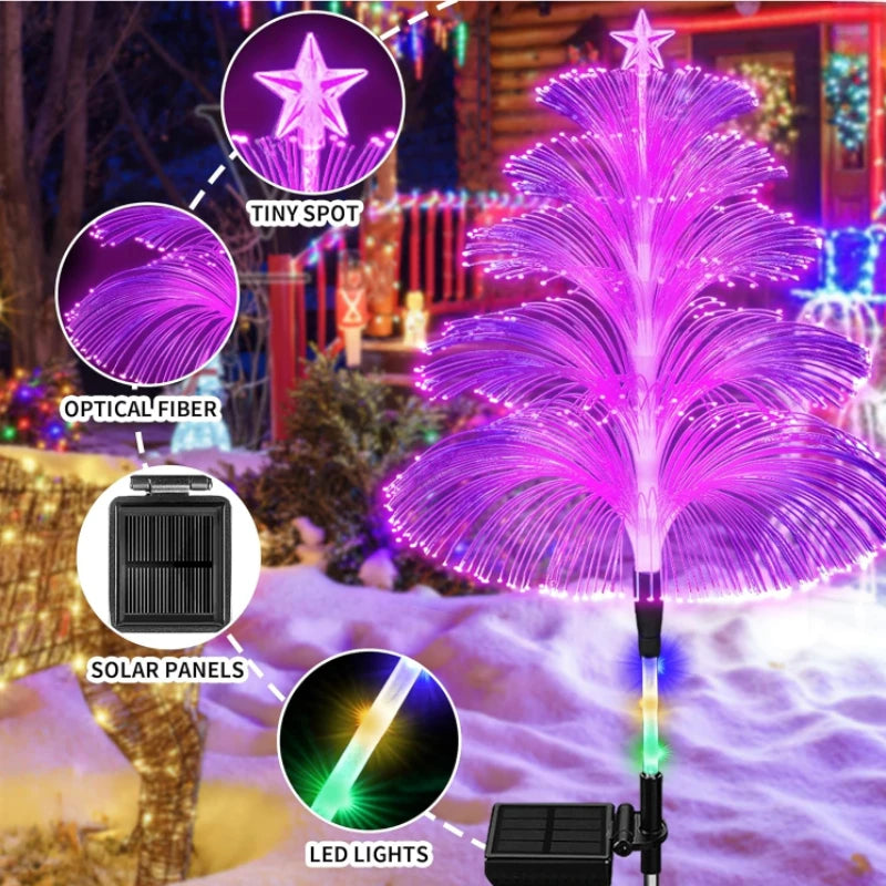 5-layer star solar jellyfish light