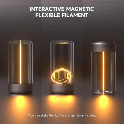 Quantum Wire magnetic ambient light in deep space gray