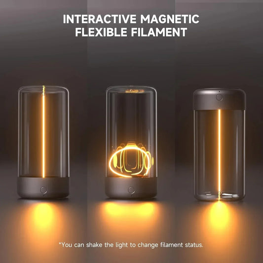 Quantum Wire magnetic ambient light in deep space gray