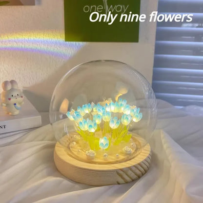 DIY tulip night light as a handmade gift