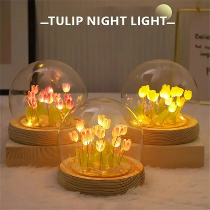 DIY Tulip Night Light Kit material pack contents