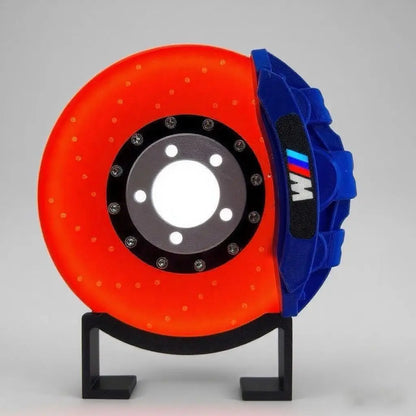Original Night Light 3D Printing Luminous Brake Disc Caliper Model, LED Creative Desktop Charging Ambient Lamps