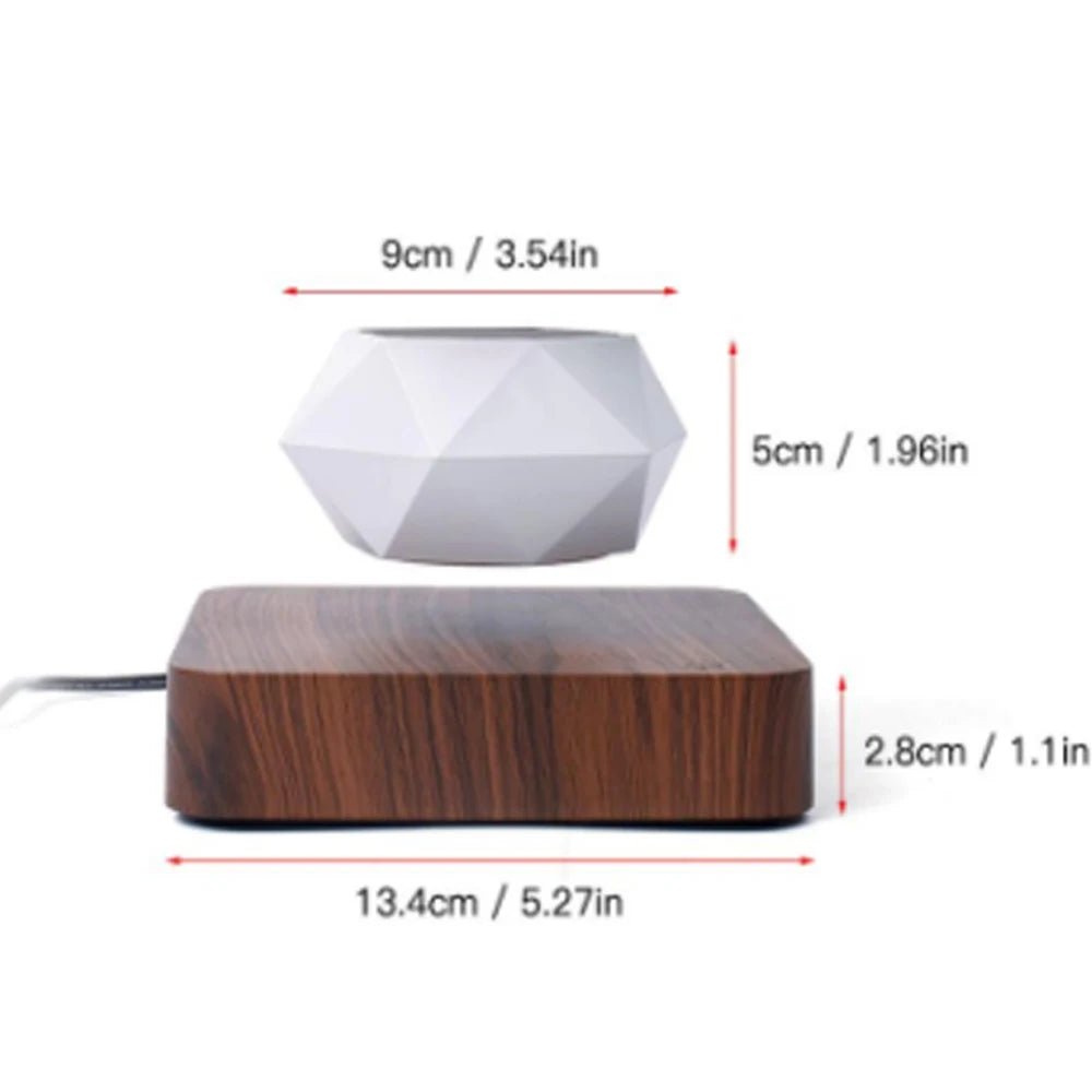 Hot Sale Levitating Air Bonsai Pot Rotation Planters Magnetic Levitation Suspension Flower Floating ...