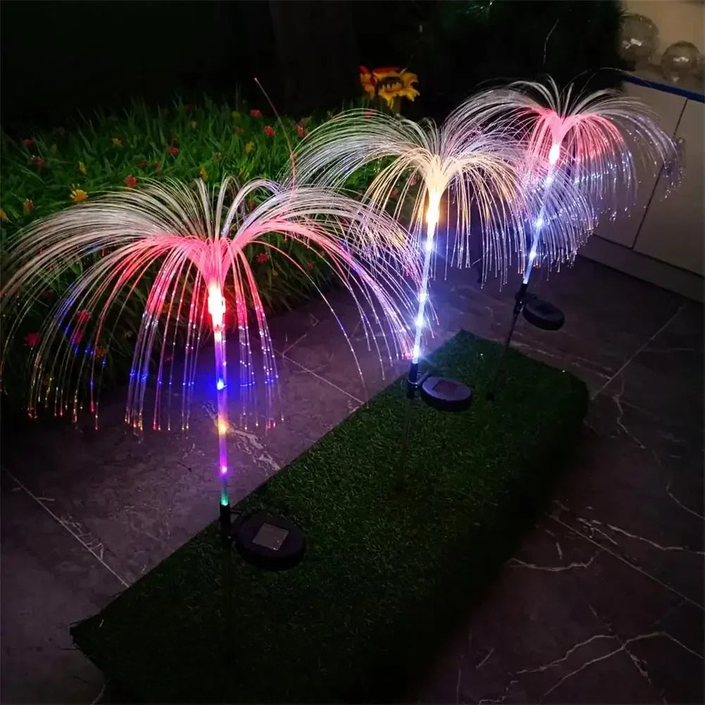 Solar flower lights for wedding and party decor